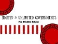 Understanding Limited and Unlimited Governments
