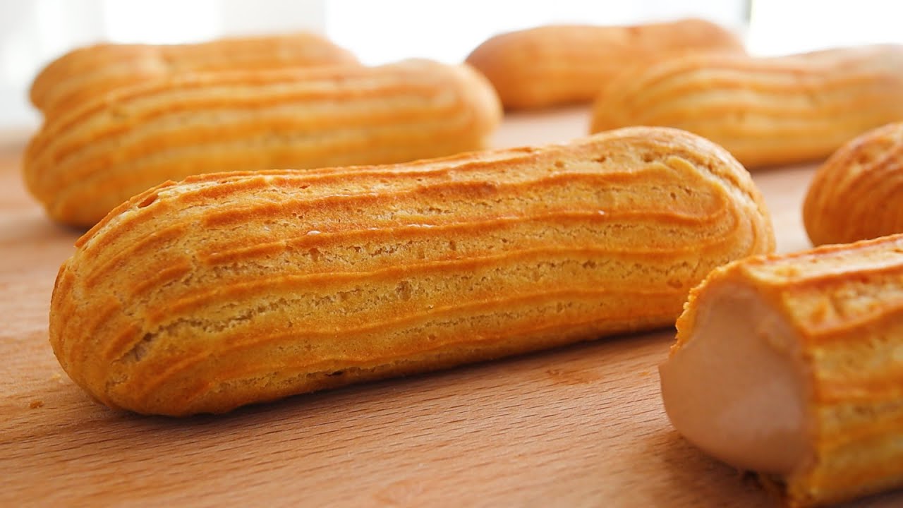 A super tasty dessert Crispy and Creamy! EASY Homemade Eclairs with ...