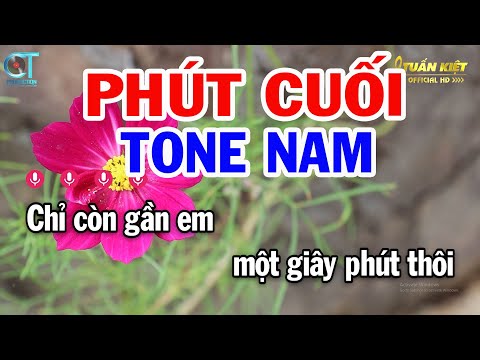 Karaoke Phút Cuối Tone Nam ( F ) Nhạc Sống Tuấn Kiệt