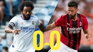 Real Madrid vs Ac Milan Extended Highlights 0-0