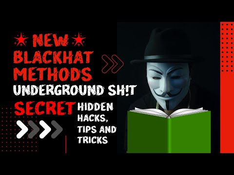 NEW! BLACKHAT METHODS ➔ FREE Secret Hacks, Tips and Tricks | Make Money Online & Affiliate Marketing