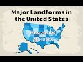 Exploring Major Landforms of the United States