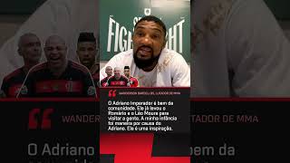 ADRIANO IMPERADOR É REF ATÉ NO MMA! 🤩👏 #shorts