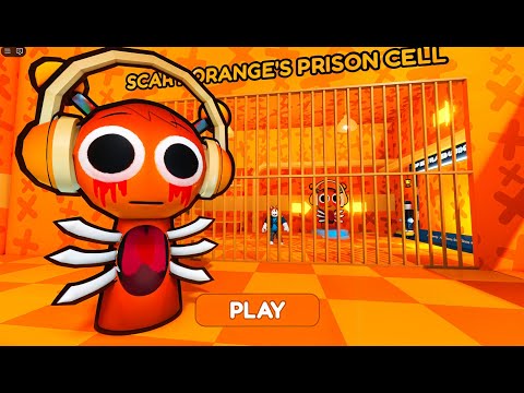 😱 🍊 SCARY ORANGE SPLANKI'S PRISON RUN! Obby