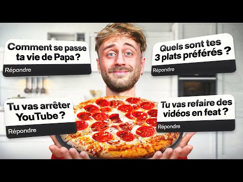 Je DÉGUSTE ma PIZZA favorite 🤤 (en répondant à vos questions)