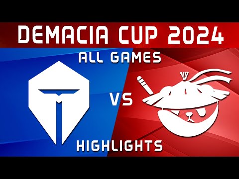 TES vs AL ALL GAMES Highlights | Demacia Cup Finals 2024 | Top Esports vs Anyone's Legend by Onivia