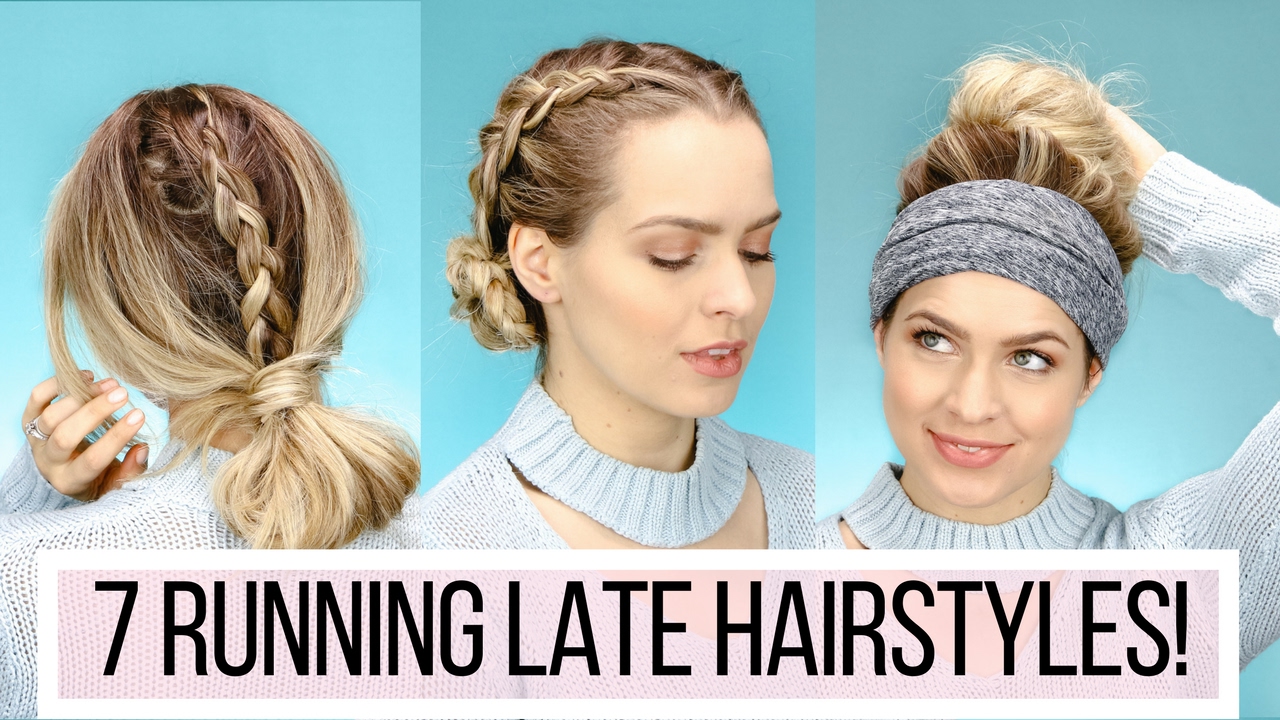 7 Running Late Hairstyles