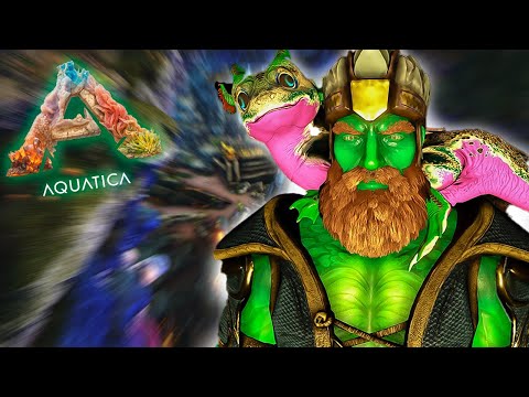 ARK AQUATICA #3 - Virei o AQUAMAN e Fui FARMAR no FUNDO DO MAR!
