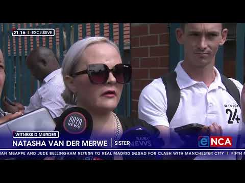 YouTube video thumbnail: Van der Merwe's Alleged Murderer a Highly Trained Former Police Officer