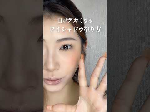 【メイク】目が拡張されるナチュラルカットクリース #美容 #メイク #海外メイク #アイシャドウ #shorts #makeup
