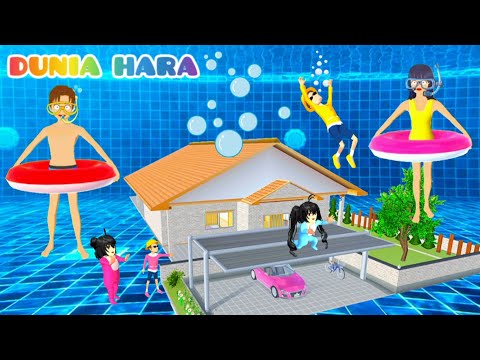 Yuta Mio Sembunyi di Markas Rumah Dalam Air ๐ฆ | Yuta dikejar Zombie Warna Warni Takut Air