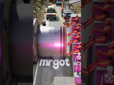 Cars Bollard Wall Dummy Crash – BeamNG.drive