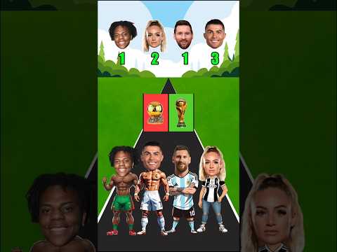 Who will win the World Cup this time? | Messi Ronaldo Neymar | #football #cr7 #shorts