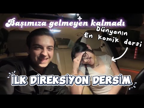 DÜNYANIN EN KOMİK DİREKSİYON DERSİ 🚗💨 Sevgilim Bana Araba Sürmeyi Öğretiyor✨ @beratefeparlar 🧿❤️