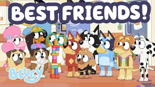 🔴LIVE: Hanging Out with Bluey's Friends 😊 💕 | 70 MINUTES | Back to School Games | Bluey