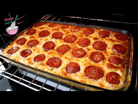Sadece 2 patates! Un Yok! Yoğurmak yok! Pizza Tadında En Kolay Kahvaltılık Tarifi 💯💯 Efsane Tarifler