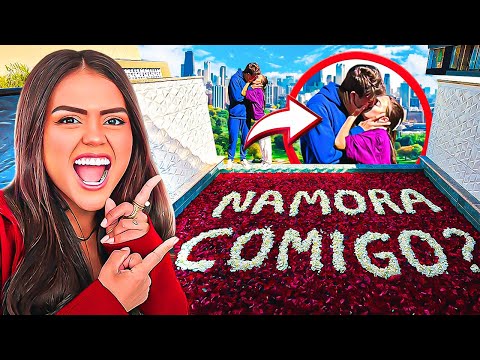 PEDIDO DE NAMORO DA AILA E THOMAZ!!! #AITHO
