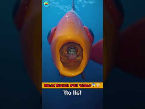 Parasite Replaces A Fish's Tongue in 3D Animation #shortvideo