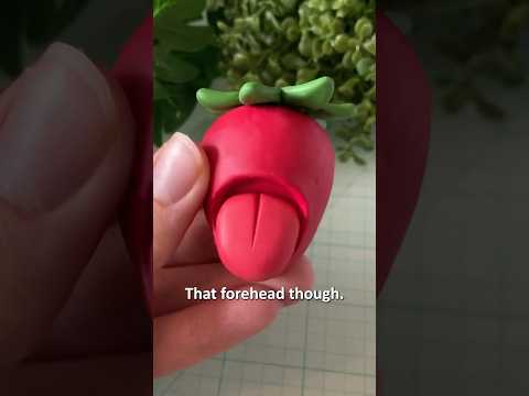 Making a Strawberry Fruit Monster! 🍓 Part 8 of my fruit monster series.