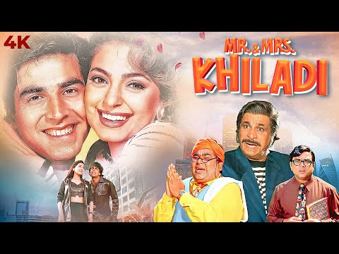 Mr & Mrs Khiladi (1997) Full Hindi Movie (4K) Akshay Kumar & Juhi Chawla | Satish Kaushik | Kader K.