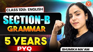 CBSE 2025 English Grammar PYQs 🔥 Must-Practice Questions | Class 10 | Bhumika Mam