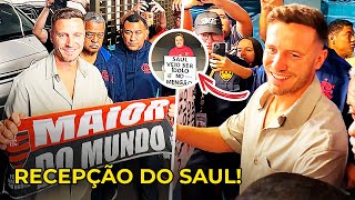 MUITA EMOÇÃO NA CHEGADA DE SAUL ÑIGUEZ NO FLAMENGO