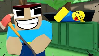 ¡ESCONDE EL CUERPO EN EL PATIO! | ROBLOX
