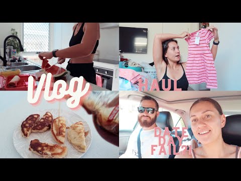 Friday VLOG! Date day fail?! Morning chaos & a big haul!!