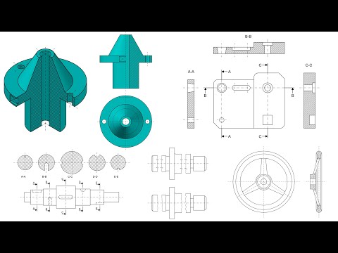 Cortes, Secciones Y Roturas En Dibujo Técnico - Normas, Tipos (UNE ...