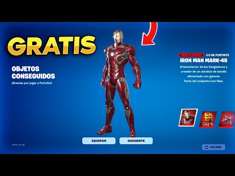 Como Conseguir la NUEVA SKIN *IRON MAN* GRATIS en FORTNITE! 🔥😱 (Iron Man Fortnite)