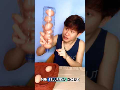 TELUR BISA MASUK DALAM BOTOL! #drama #komedi #hiburan #tutorial #lucu