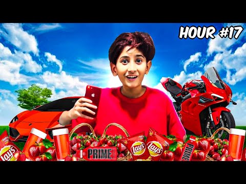 Using only Red Color for 24 Hours!