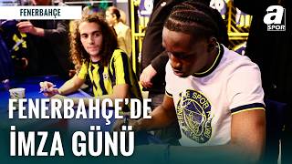 Fenerbahçe'de Guendouzi, Nene Ve Cherif İmza Gününde Taraftarla Buluştu!
