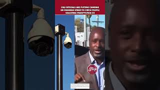 #FigueroaStreet #LosAngeles being shutdown & installing cameras to catch people soliciting