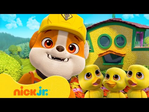 Rubble e Sua Turma | Diversão de Volta às Aulas com Rubble! ✏️ com Motor & Charger | Nick Jr.