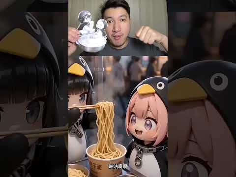 KID CHECT REACT GuGuGaGa dried noodles stall