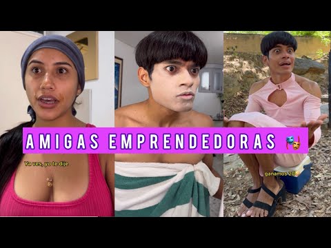 Lo mejor de Jairito Solano y Aixa Viera | amigas emprendedoras | ríe sin parar 🎭😅 #humor #comedia