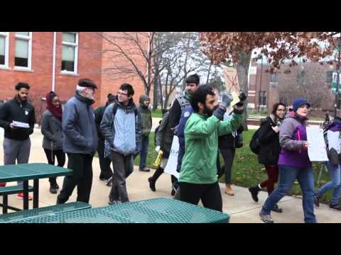 EAA Protests on Eastern Michigan Campus 12/8/15