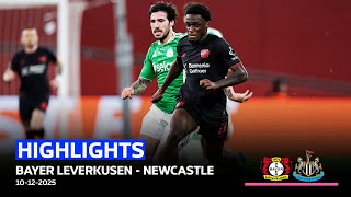 HIGHLIGHTS: Bayer Leverkusen - Newcastle (Match Day 6)