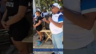 Vinicio Clases Puello director provincial de deportes #juegosdeportivosdesemanasanta