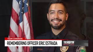 Neighborhood rallies around Officer Estrada's family after fatal shooting