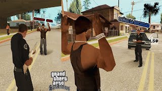 Soy Policía en GTA San Andreas y esto ocurre! Observen!!