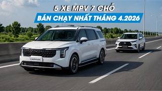 Xe MPV 7 chỗ máy xăng, dầu nào bán chạy nhất tháng 4.2026?