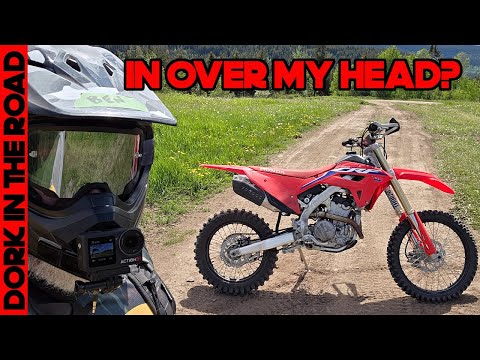 Overweight, Incompetent Dual Sport Rider vs Honda CRF250RX Race Bike