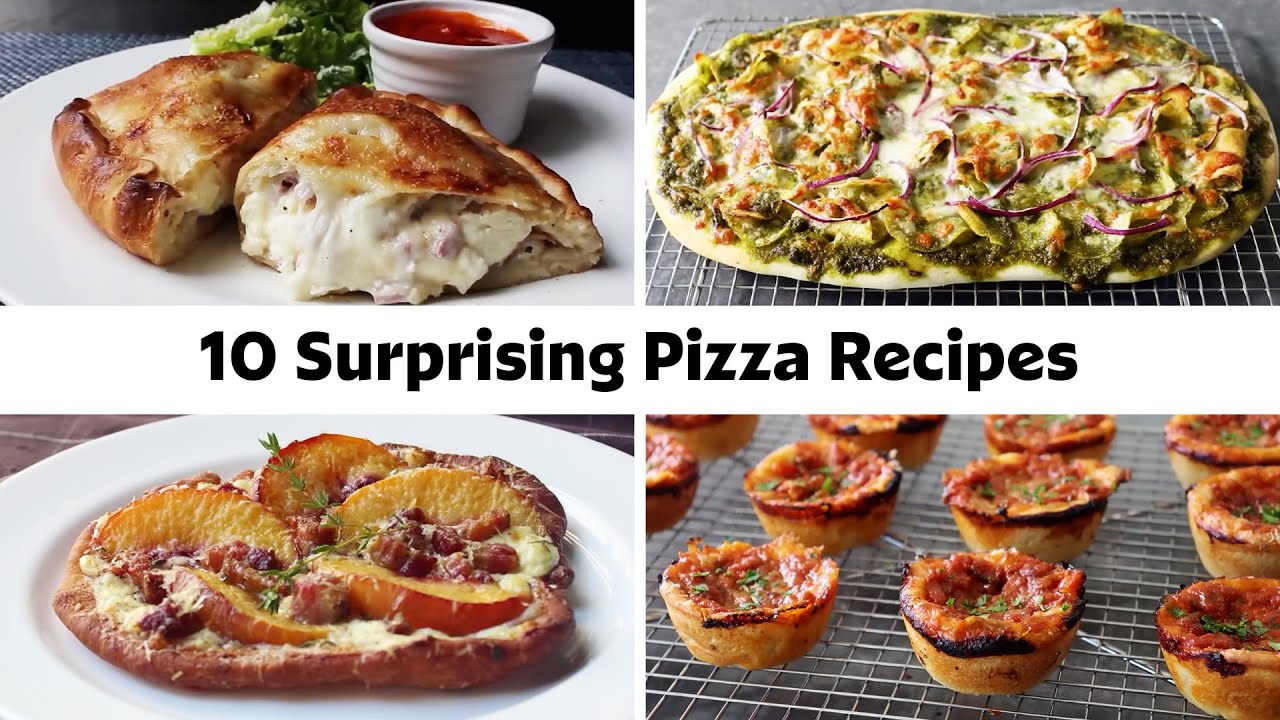 10 Surprising Pizza Recipes Fried Pizza, Grilled Pizza, Deep Dish Pizza Muffins & More!