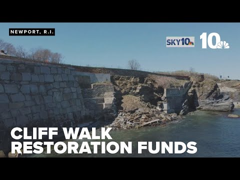 YouTube video thumbnail: Newport Secures $11 Million Federal Grant Funding for Cliff Walk Restoration, Preservation