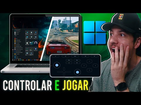 Use seu CELULAR para CONTROLAR o PC e JOGAR - Aplicativo INCRÍVEL