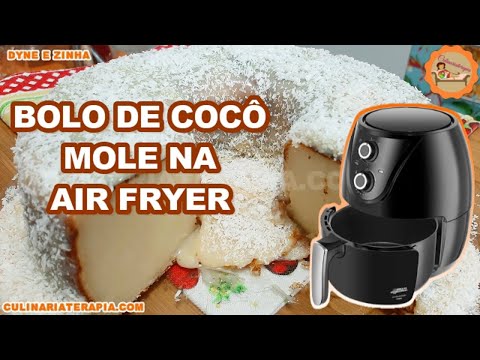 COMENTE: FAÇO BOLO DE COCÔ MOLE NA AIR FRYER, SE INSCREVA E SIGA O LINK PARA PARTICIPAR DO SORTEIO!