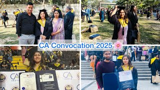 CA Convocation 🎓 2025 ~ Offically CA Ritu ~ Finally made my parents and brother proud 😇 #vlog