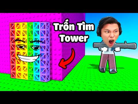 [ROBLOX] JAYGRAY TRỐN TÌM SLAP TOWER SIÊU HÀI🖐🤪🌈THỬ THÁCH PARKOUR BIẾN HÌNH TROLL TRẺ TRÂU LEO THÁP